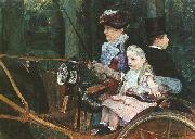 Mary Cassatt Woman and Child Driving oil painting reproduction